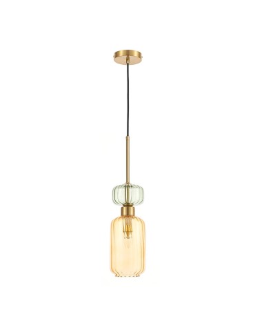 Milagro Lampa wisząca MOLLY AMBER 1xE14 ML1823