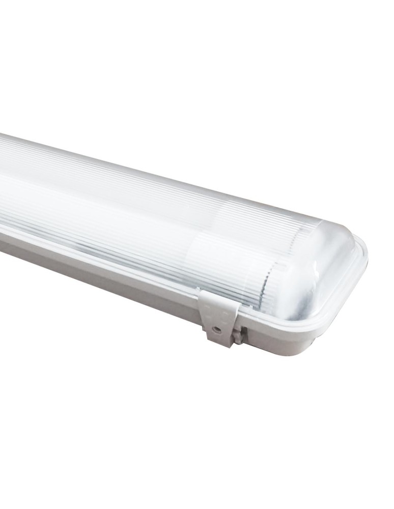 Eko-Light ZESTAW OPRAWA HERMETYCZNA 2x120cm POD ŚWIETLÓWKĘ LED + 2x ŚWIETLÓWKI LED 18W 120CM 3000K EKH2339