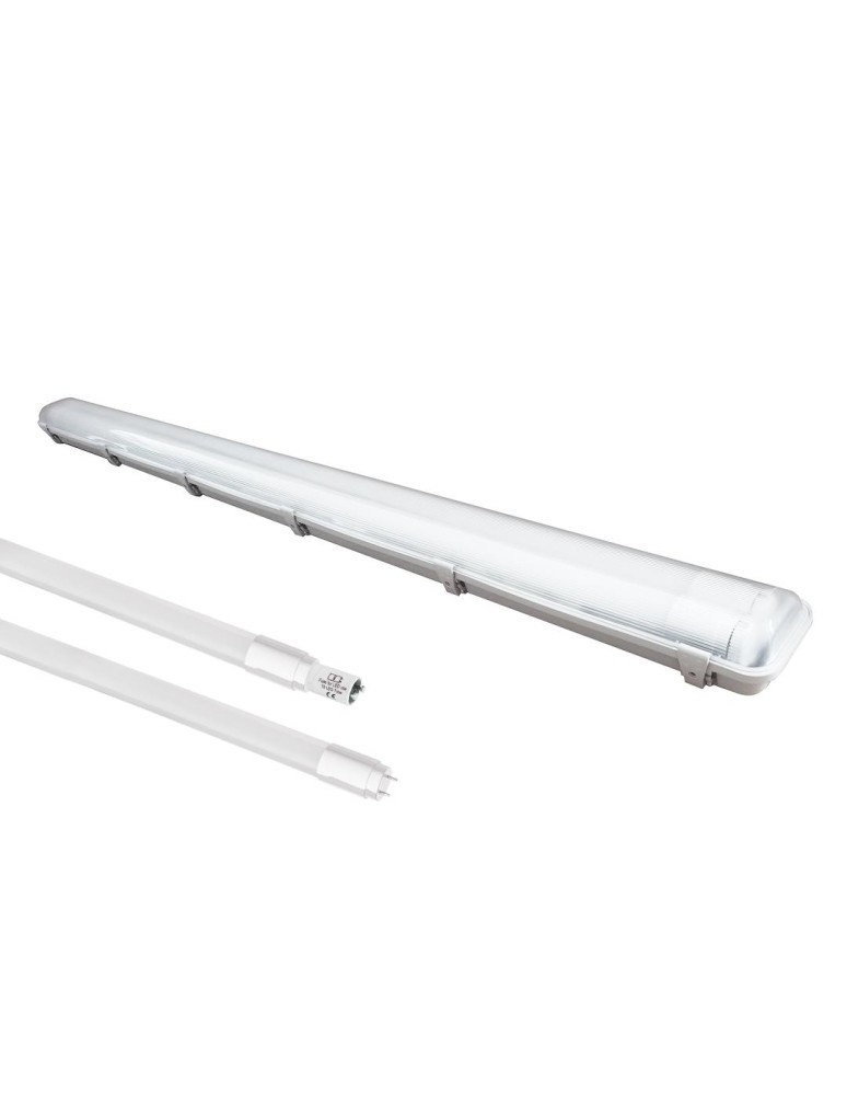 Eko-Light ZESTAW OPRAWA HERMETYCZNA 2x120cm POD ŚWIETLÓWKĘ LED + 2x ŚWIETLÓWKI LED 18W 120CM 4000K EKH2340 Eko-Light ZESTAW OPRAWA HERMETYCZNA 2x120cm POD ŚWIETLÓWKĘ LED + 2x ŚWIETLÓWKI LED 18W 120CM 4000K EKH2340