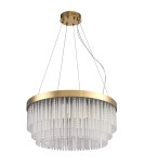 Step Into Design Lampa wisząca GLORIA LED kryształowa złota 60 cm ST-DL8511 Step Into Design Lampa wisząca GLORIA LED kryształowa złota 60 cm ST-DL8511