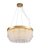 Step Into Design Lampa wisząca GLORIA LED kryształowa złota 60 cm ST-DL8511 Step Into Design Lampa wisząca GLORIA LED kryształowa złota 60 cm ST-DL8511