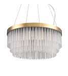 Step Into Design Lampa wisząca GLORIA LED kryształowa złota 60 cm ST-DL8511 Step Into Design Lampa wisząca GLORIA LED kryształowa złota 60 cm ST-DL8511