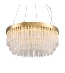 Step Into Design Lampa wisząca GLORIA LED kryształowa złota 60 cm ST-DL8511 Step Into Design Lampa wisząca GLORIA LED kryształowa złota 60 cm ST-DL8511