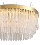 Step Into Design Lampa wisząca GLORIA LED kryształowa złota 60 cm ST-DL8511 Step Into Design Lampa wisząca GLORIA LED kryształowa złota 60 cm ST-DL8511