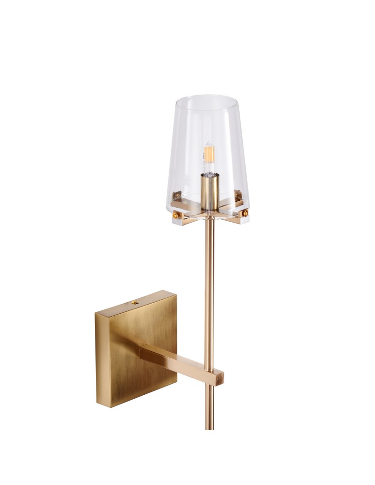Step Into Design Lampa ścienna CLASSICO złota szklany klosz 62 cm ST-DL8502 gold Step Into Design Lampa ścienna CLASSICO złota szklany klosz 62 cm ST-DL8502 gold