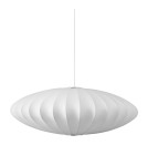 Lampy wiszące designerskie - Step Into Design Lampa wisząca SILK FLAT biała 60 cm ST-2328-60 - product 1