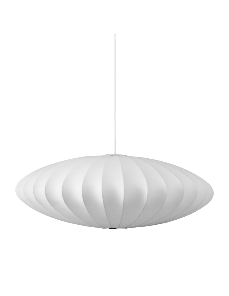 Step Into Design Lampa wisząca SILK FLAT biała 60 cm ST-2328-60
