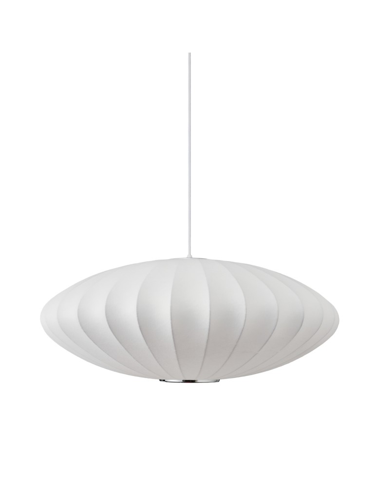 Step Into Design Lampa wisząca SILK FLAT biała 60 cm ST-2328-60