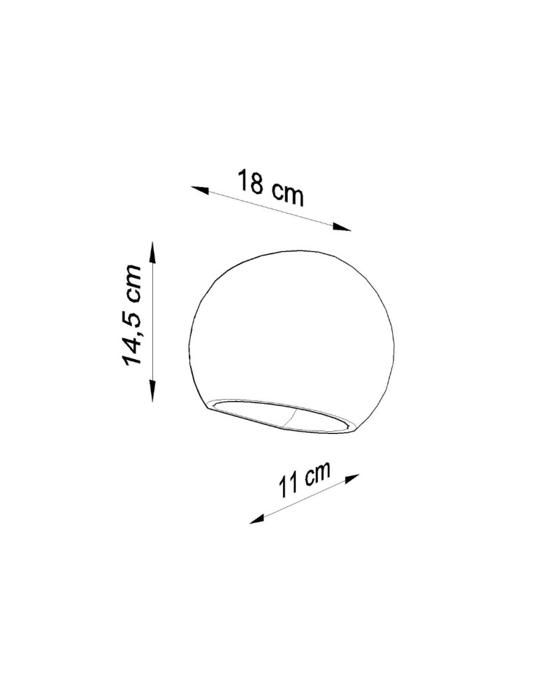 Sollux Kinkiet ceramiczny GLOBE SL.0032 Sollux Kinkiet ceramiczny GLOBE SL.0032