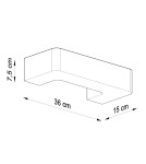 Sollux Kinkiet ceramiczny MAGNET SL.0034 Sollux Kinkiet ceramiczny MAGNET SL.0034
