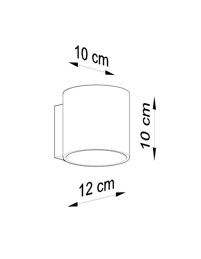 Sollux Kinkiet ORBIS 1 biały SL.0050 Sollux Kinkiet ORBIS 1 biały SL.0050