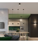 Lampy wiszące - Sollux Lampa wisząca ORBIS 1 czarny SL.0051 - product 8