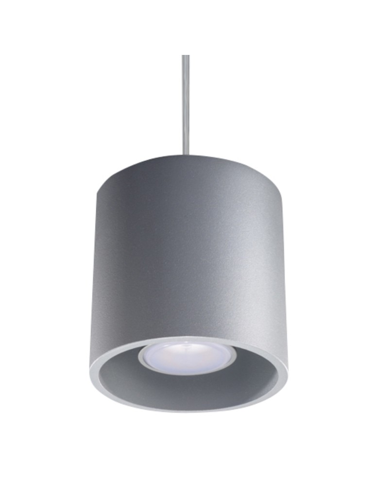 Sollux Lampa wisząca ORBIS 1 szary SL.0052 Sollux Lampa wisząca ORBIS 1 szary SL.0052