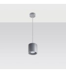 Sollux Lampa wisząca ORBIS 1 szary SL.0052 Sollux Lampa wisząca ORBIS 1 szary SL.0052