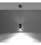 Sollux Lampa wisząca ORBIS 1 szary SL.0052 Sollux Lampa wisząca ORBIS 1 szary SL.0052