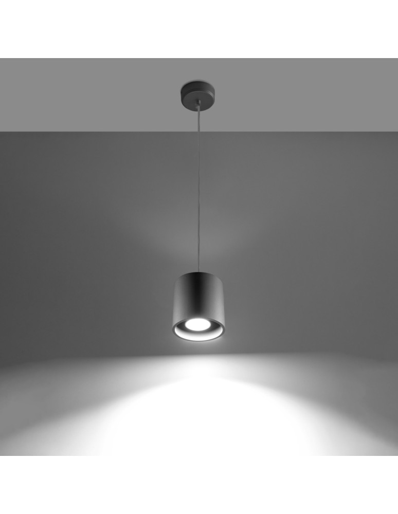 Sollux Lampa wisząca ORBIS 1 szary SL.0052 Sollux Lampa wisząca ORBIS 1 szary SL.0052