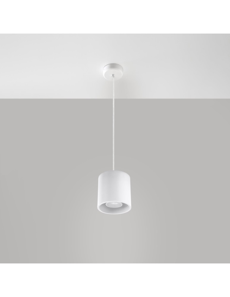 Sollux Lampa wisząca ORBIS 1 biały SL.0053 Sollux Lampa wisząca ORBIS 1 biały SL.0053