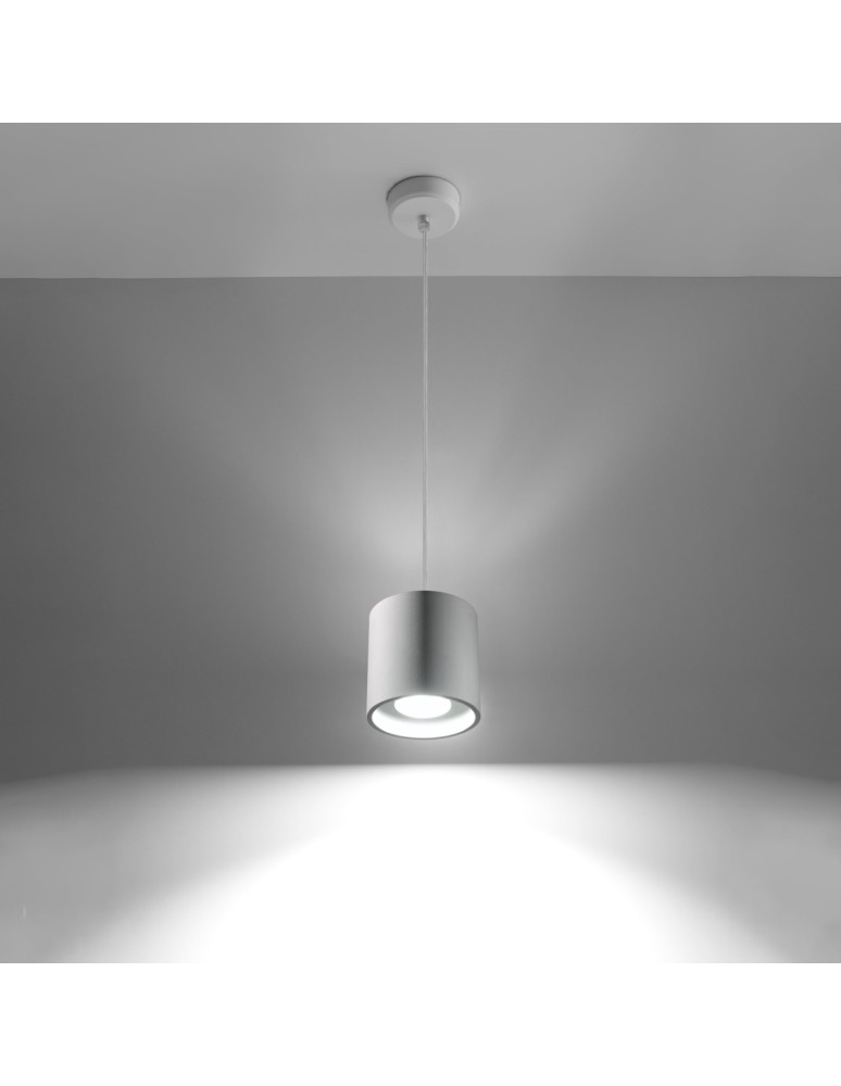 Sollux Lampa wisząca ORBIS 1 biały SL.0053 Sollux Lampa wisząca ORBIS 1 biały SL.0053