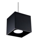 Sollux Lampa wisząca QUAD 1 czarny SL.0060 Sollux Lampa wisząca QUAD 1 czarny SL.0060