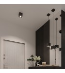 Sollux Lampa wisząca QUAD 1 czarny SL.0060 Sollux Lampa wisząca QUAD 1 czarny SL.0060