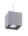 Sollux Lampa wisząca QUAD 1 szary SL.0061 Sollux Lampa wisząca QUAD 1 szary SL.0061