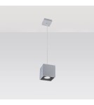 Sollux Lampa wisząca QUAD 1 szary SL.0061 Sollux Lampa wisząca QUAD 1 szary SL.0061
