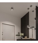 Sollux Lampa wisząca QUAD 1 szary SL.0061 Sollux Lampa wisząca QUAD 1 szary SL.0061