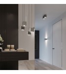 Sollux Lampa wisząca QUAD 1 szary SL.0061 Sollux Lampa wisząca QUAD 1 szary SL.0061