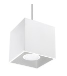 Sollux Lampa wisząca QUAD 1 biały SL.0062 Sollux Lampa wisząca QUAD 1 biały SL.0062