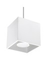 Sollux Lampa wisząca QUAD 1 biały SL.0062 Sollux Lampa wisząca QUAD 1 biały SL.0062