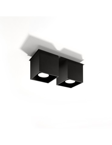 Sollux Plafon QUAD 2 czarny SL.0063 - produkt 2