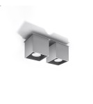 Sollux Plafon QUAD 2 szary SL.0064 Sollux Plafon QUAD 2 szary SL.0064