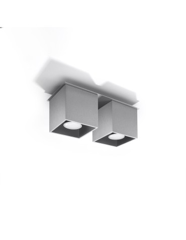 Sollux Plafon QUAD 2 szary SL.0064 - produkt 2