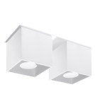 Sollux Plafon QUAD 2 biały SL.0065 Sollux Plafon QUAD 2 biały SL.0065