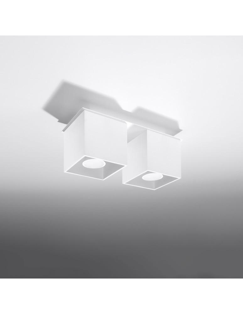 Sollux Plafon QUAD 2 biały SL.0065 Sollux Plafon QUAD 2 biały SL.0065