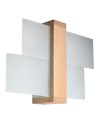 Sollux Kinkiet FENIKS 1 naturalne drewno SL.0077