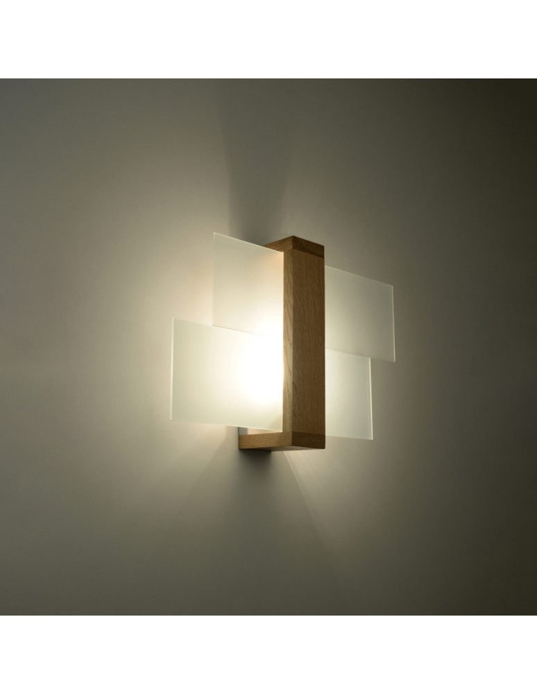 Sollux Kinkiet FENIKS 1 naturalne drewno SL.0077 Sollux Kinkiet FENIKS 1 naturalne drewno SL.0077