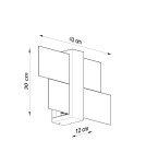 Sollux Kinkiet FENIKS 1 naturalne drewno SL.0077 Sollux Kinkiet FENIKS 1 naturalne drewno SL.0077