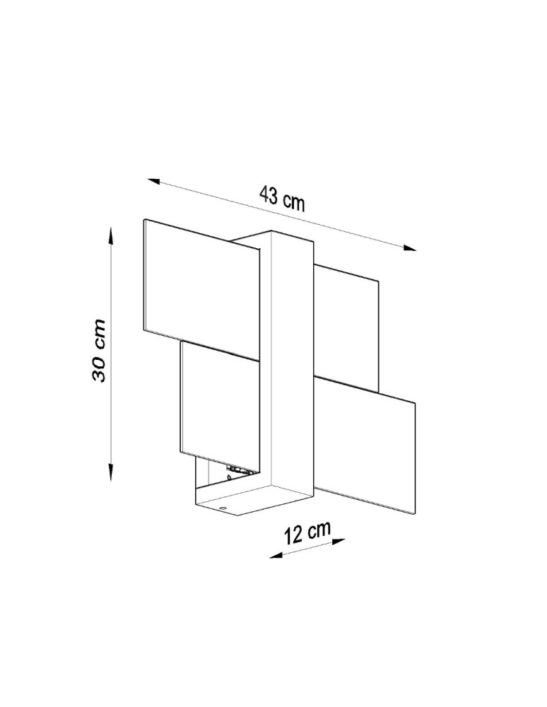 Sollux Kinkiet FENIKS 1 naturalne drewno SL.0077 Sollux Kinkiet FENIKS 1 naturalne drewno SL.0077