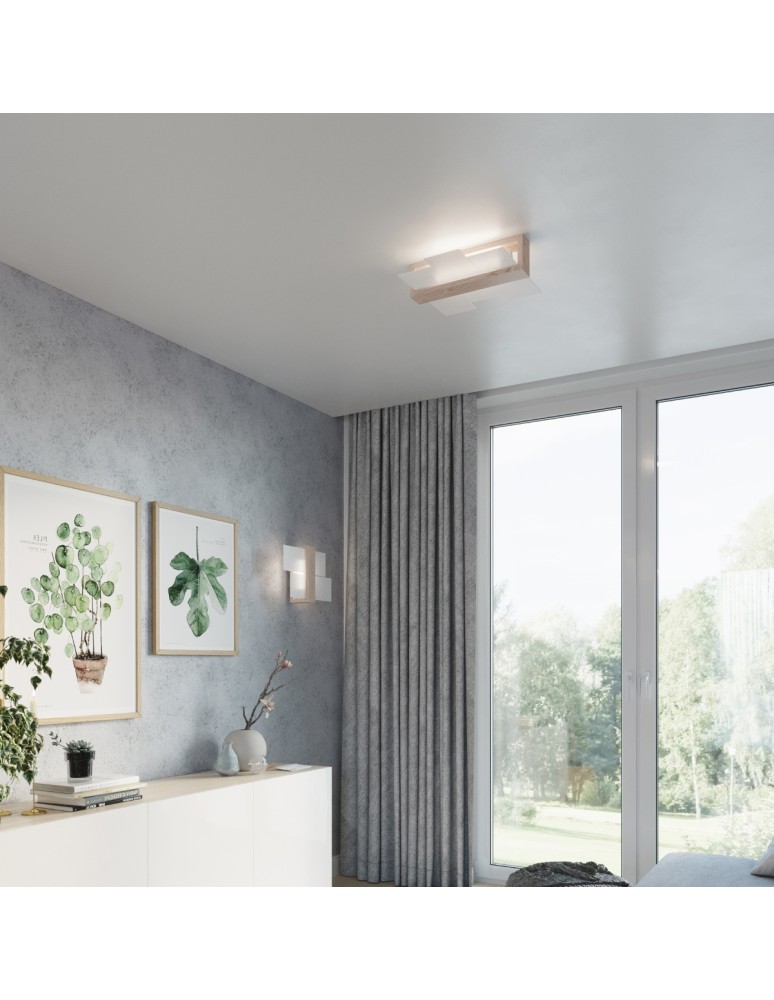 Sollux Kinkiet FENIKS 1 naturalne drewno SL.0077 Sollux Kinkiet FENIKS 1 naturalne drewno SL.0077