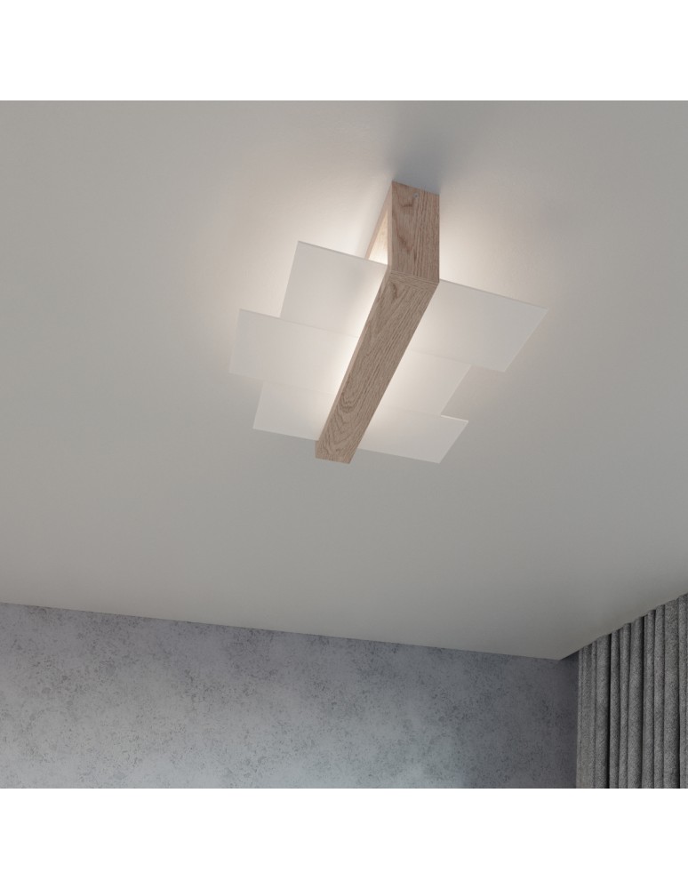 Sollux Kinkiet FENIKS 1 naturalne drewno SL.0077 Sollux Kinkiet FENIKS 1 naturalne drewno SL.0077