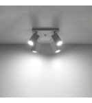 Lampy sufitowe - Sollux Plafon MERIDA 4 biały SL.0098 - product 3