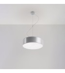 Sollux Lampa wisząca ARENA 35 szara SL.0116 Sollux Lampa wisząca ARENA 35 szara SL.0116