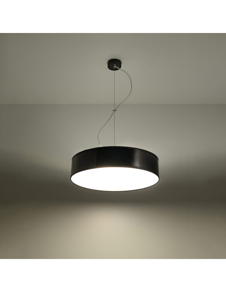 Sollux Lampa wisząca ARENA 45 czarna SL.0118 Sollux Lampa wisząca ARENA 45 czarna SL.0118