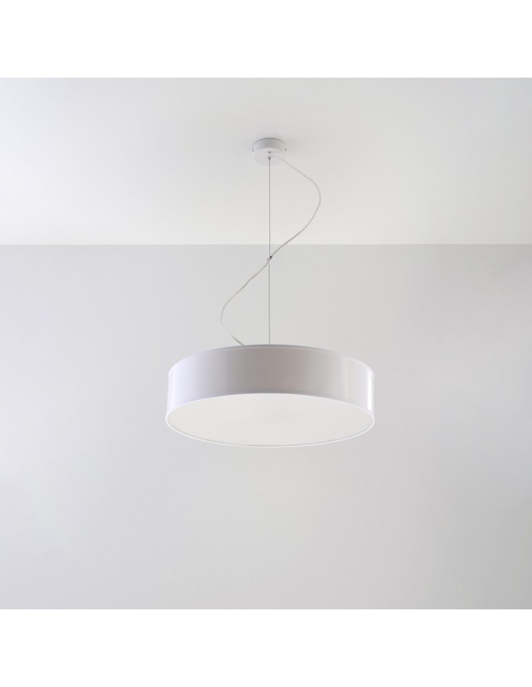 Sollux Lampa wisząca ARENA 45 biała SL.0120 Sollux Lampa wisząca ARENA 45 biała SL.0120