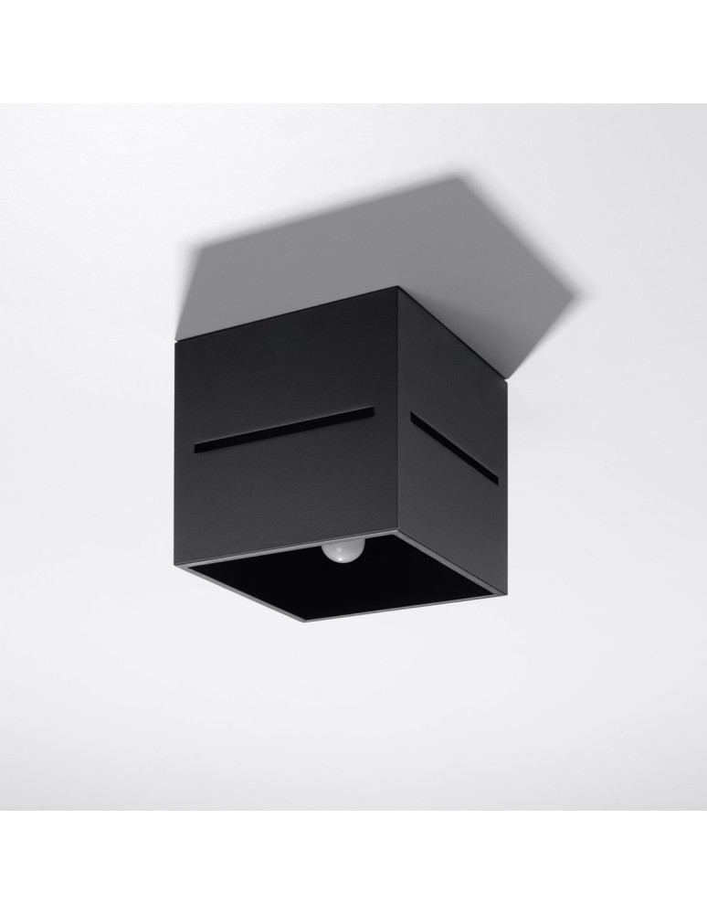 Sollux Plafon LOBO czarny SL.0207 Sollux Plafon LOBO czarny SL.0207