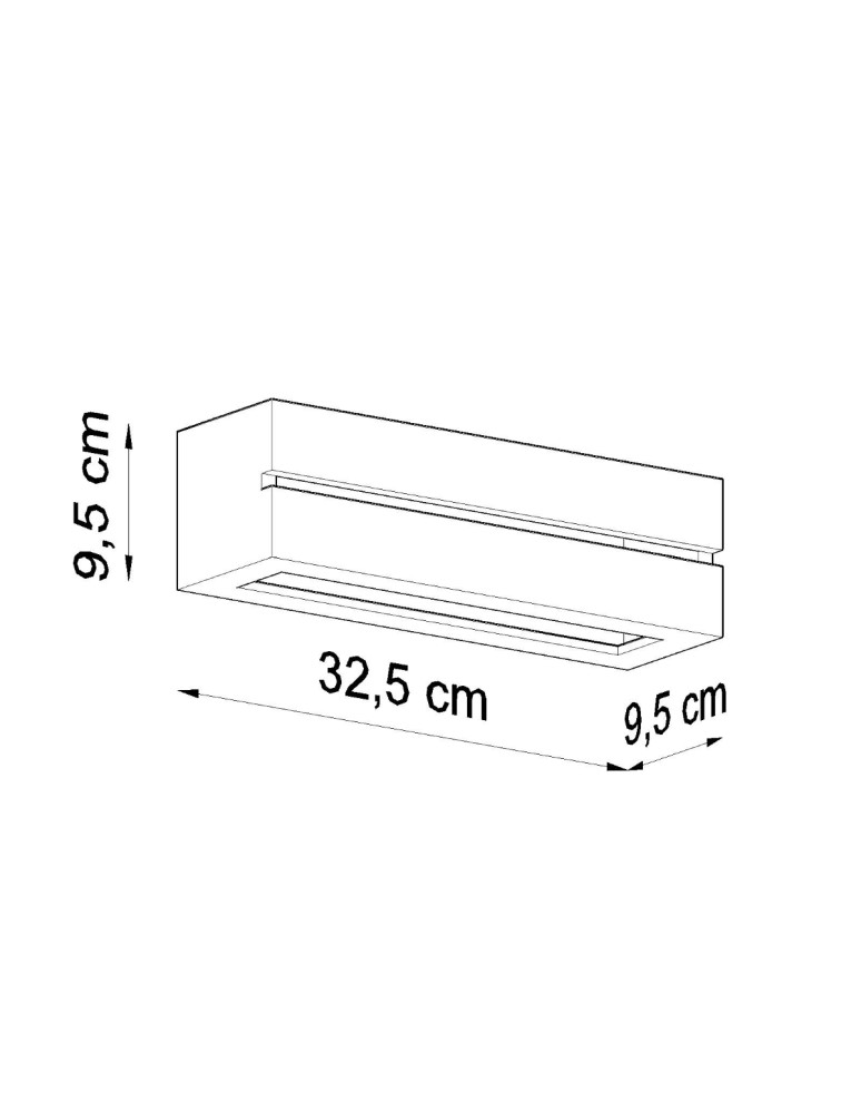 Sollux Kinkiet ceramiczny VEGA LINE SL.0231 Sollux Kinkiet ceramiczny VEGA LINE SL.0231