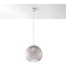 Lampy wiszące - Sollux Lampa wisząca BALL grafit SL.0250 - product 2