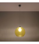 Sollux Lampa wisząca BALL żółta SL.0252 Sollux Lampa wisząca BALL żółta SL.0252