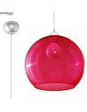 Sollux Lampa wisząca BALL czerwona SL.0253